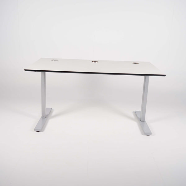 Skrivebord m elektrisk hev/senk 140x80