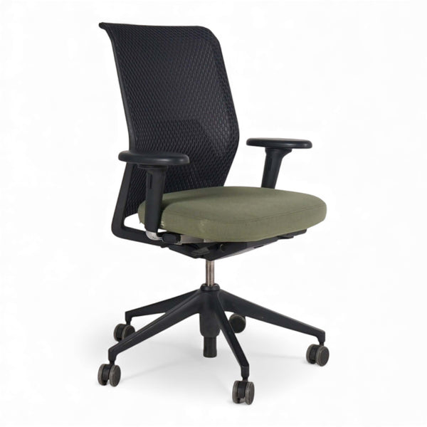 Kontorstol Vitra Id mesh sort og grønn