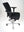 Kontorstol sort Håg H05 5500 med swingback armlener, plastrygg