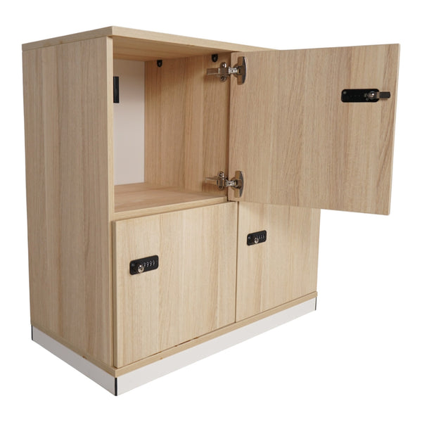 Kontorskap fra Kinnarps m/4 låsbare dører