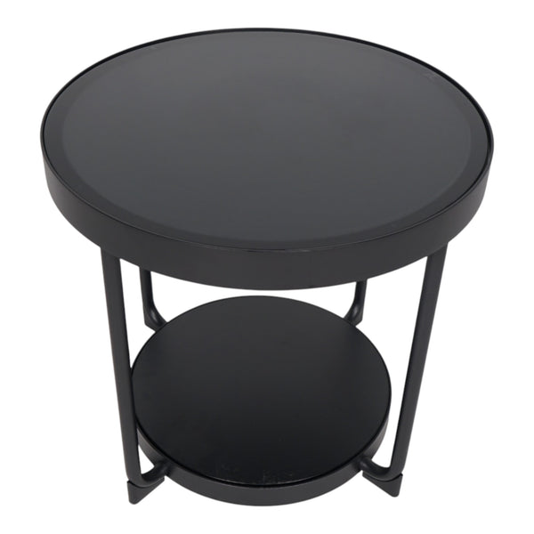 Sidebord med glasstopp