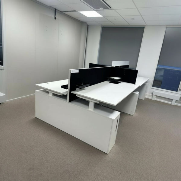 Skrivebord Nomono horreds elektrisk hev/senk 160x80 4-gruppe